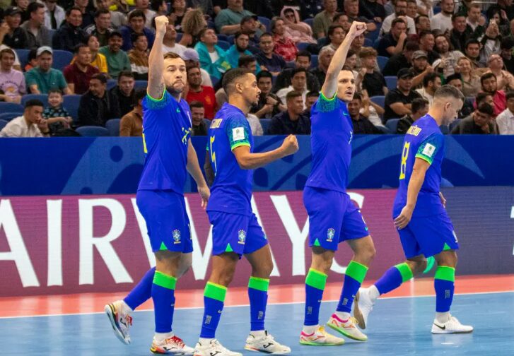 Seleção Brasileira de Futsal devia inspirar a de futebol masculino. Foto: (Foto: Leto Ribas/CBF)